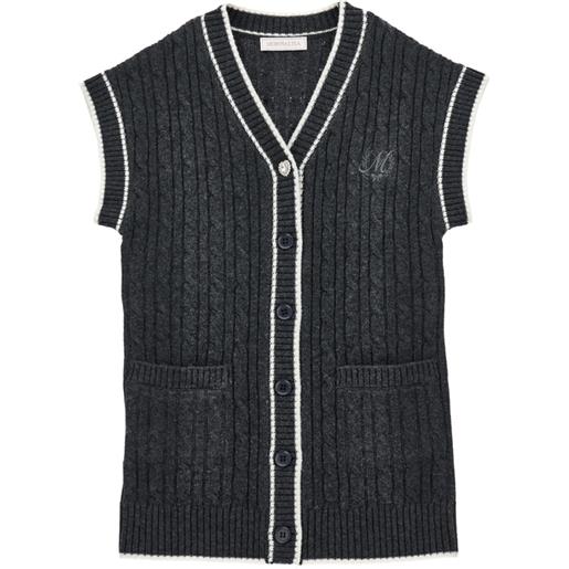 Monnalisa gilet Monnalisa bottoni logo