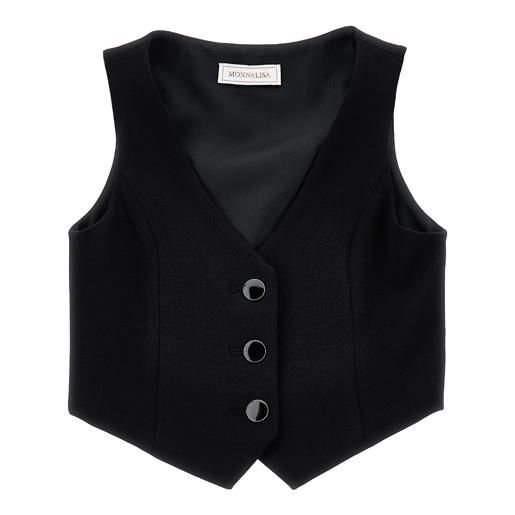 Monnalisa gilet con bottoni