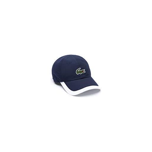 Lacoste sport rk5398 berretti e cappelli, marine/blanc, taglia unica uomo