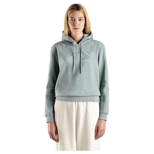 Calvin Klein institutional graphic j20j225494 felpa con cappuccio, lead, xl donna