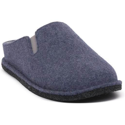 Ciabatte In Feltro Di Lana Grunland Loco – Blu Royal – Modello CB2020 - 2