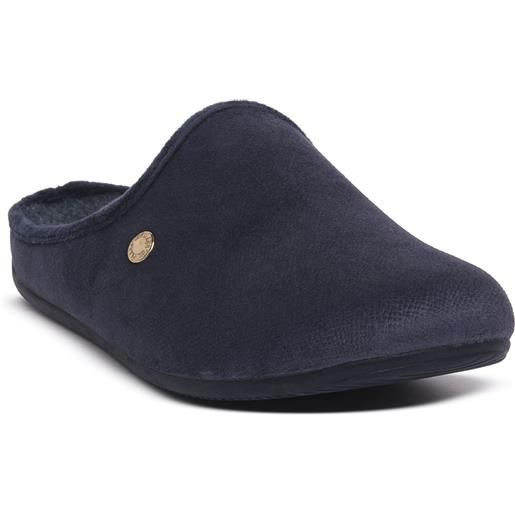 Inblu Pantofole Da Uomo Con Applicazione, Blu, 40 EU