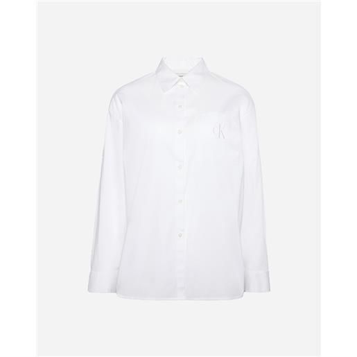 Calvin Klein Jeans oversize w - camicia - donna - bianco