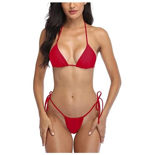 SHERRYLO costume da bagno bikini da donna brasiliano con triangolo inferiore brasiliano bikini top costume da bagno, air max dynasty, s