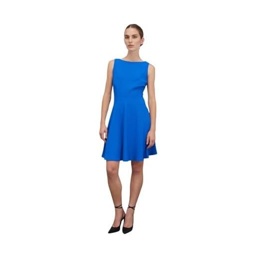 Motivi: mini dress in tessuto crêpe bluette. 42 stagione autunno inverno 2024