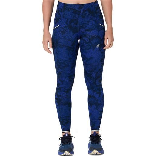 Asics leggings donna Asics road lite show blu nero