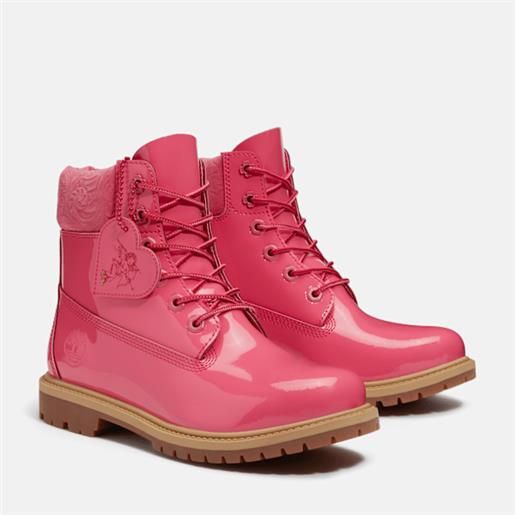 Timberland - stivale impermeabile Timberland premium 6-inch da donna in rosa, donna, rosa, taglia: 37