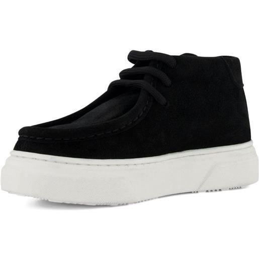 Andrea Montelpare sneakers in pelle scamosciata - nero