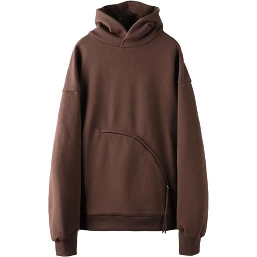 Post Archive Faction felpa con cappuccio 8.0 - marrone