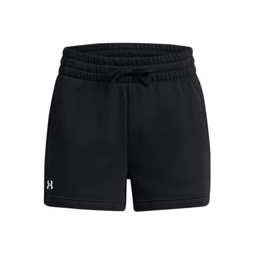 Under Armour donna rival fleece short, pantaloncini donna sportivi, shorts donna comodi e leggeri, pantaloncini running e palestra