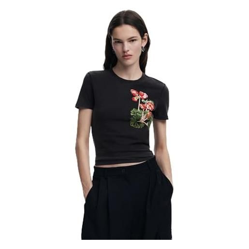 Desigual ts_botanical_lacroix, 2000 black, m