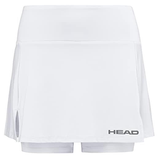 HEAD club basic, gonna da bambina, bianco, 140