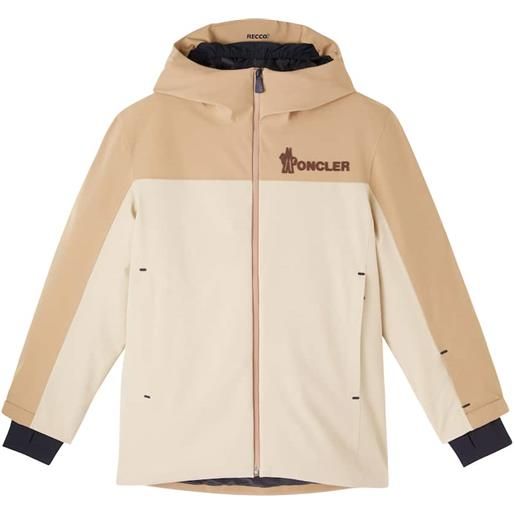 Moncler Grenoble Enfant giacca da sci in tessuto tecnico con logo