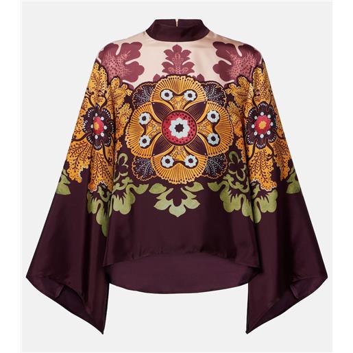 La DoubleJ blusa make an exit in twill di seta