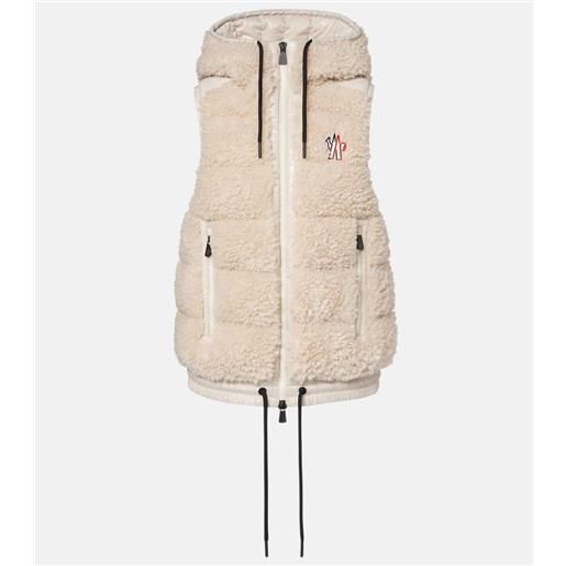 Moncler Grenoble piumino senza maniche con cappuccio