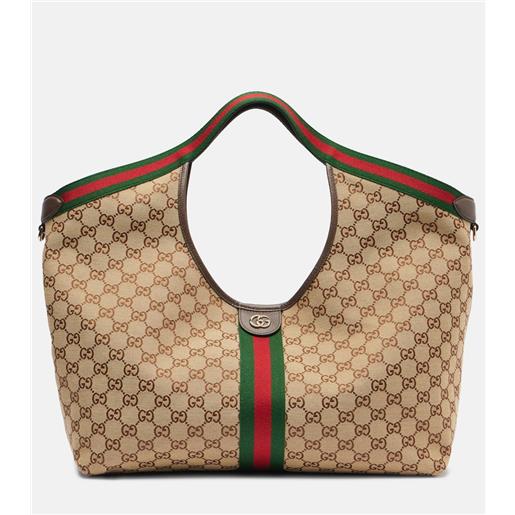 Gucci borsa Gucci giglio large in canvas gg