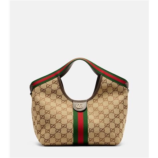 Gucci borsa Gucci giglio small in canvas gg