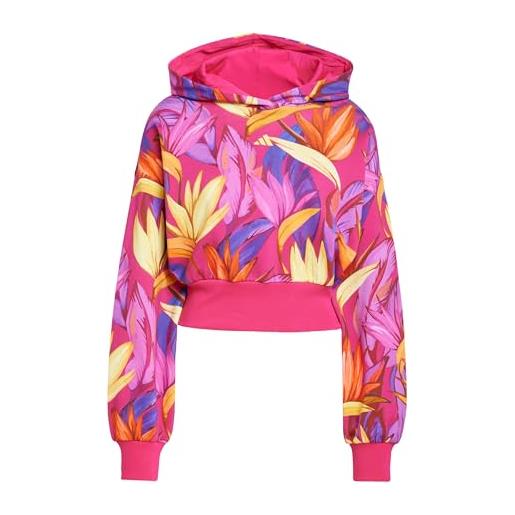 adidas x farm hoodie felpe, bopink/spryel/lucfuc, m donna
