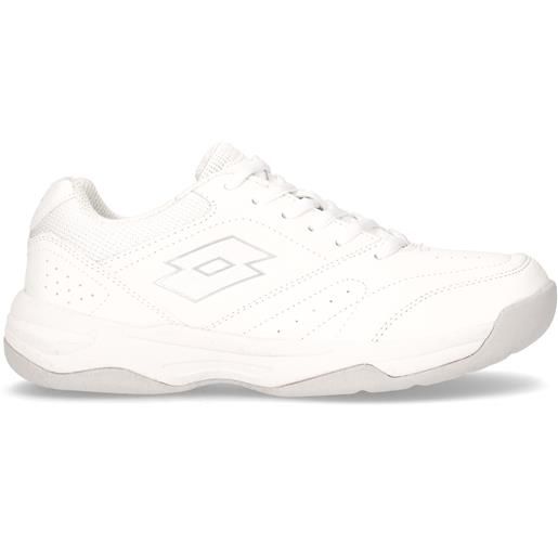 LOTTO court logo amf sneaker in ecopelle bianco - donna - bianco