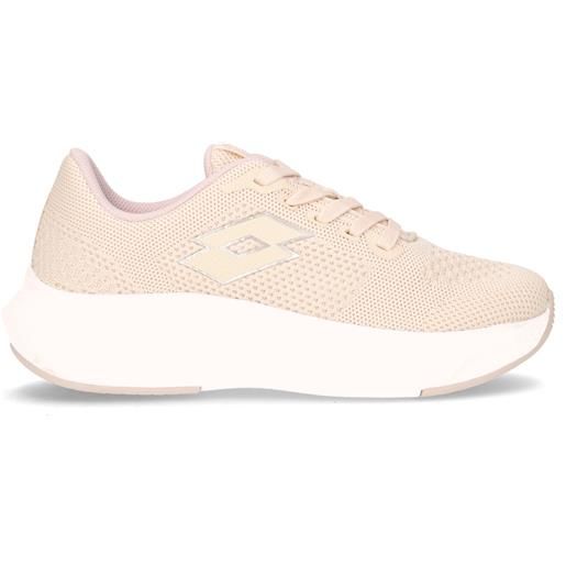 LOTTO speedride 900 sneaker in tessuto crema bianco - donna - crema bianco