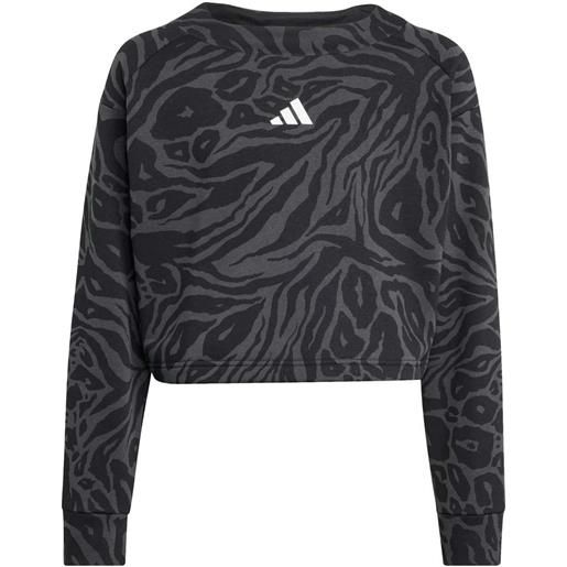 ADIDAS felpa girocollo fi aop top