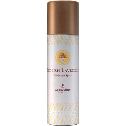 Atkinsons english lavander deoddorante spray 200 ml