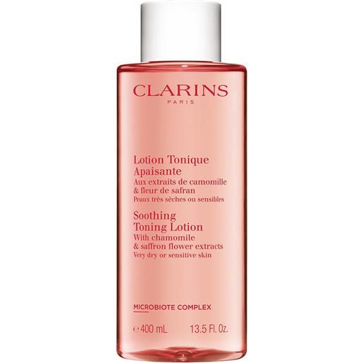 Clarins lotion tonique apaisante tonico viso lenitivo 400 ml