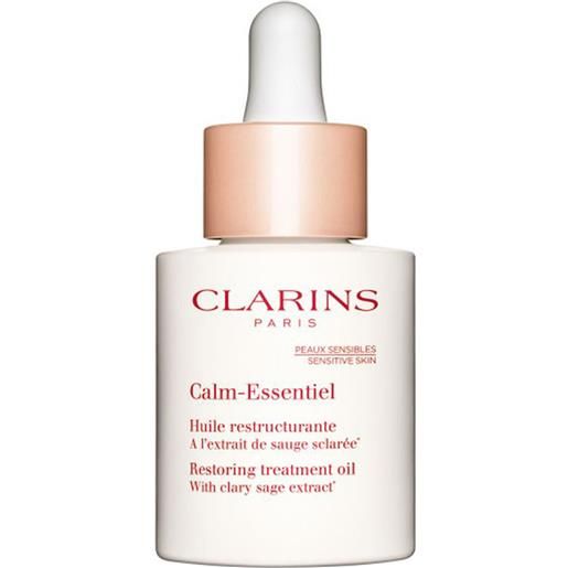 Clarins calm essentiel huile restructurante olio ristrutturante viso 30 ml