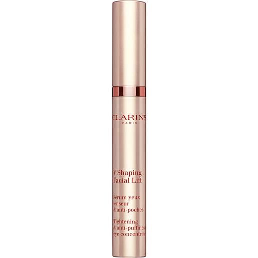 Clarins v shaping facial lift eye concentre contorno occhi 15 ml