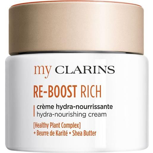 Clarins re-boost rich creme hydra nourissante crema idratante nutriente 50 ml