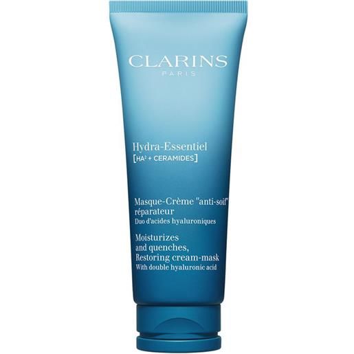 Clarins hydra-essentiel masque creame anti-soif reparateur maschera-crema idratante 75 ml