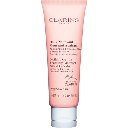 Clarins doux nettoyant moussant apaisant detergente schiumogeno lenitivo 125 ml