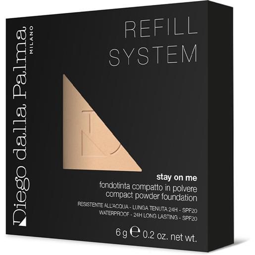 Diego Dalla Palma stay on me fondotinta compatto in polvere waterproof spf 20 52