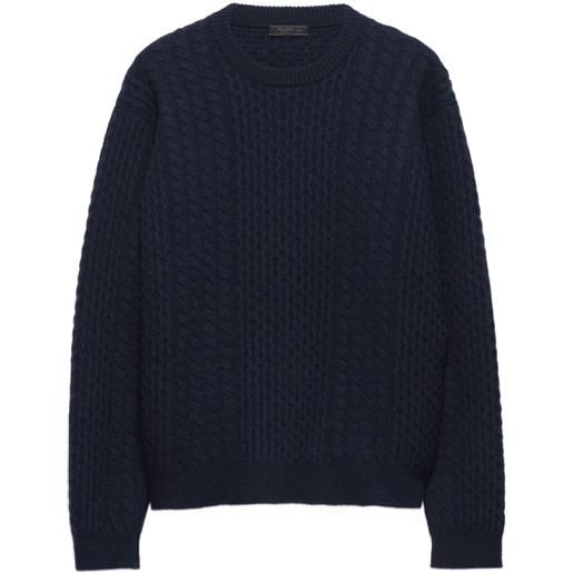 Prada maglione girocollo - blu