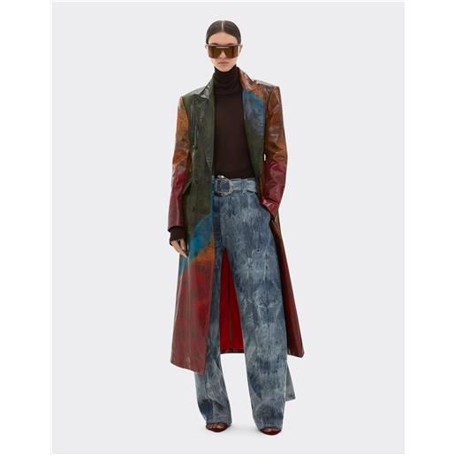 Ferrari cappotto in pelle nuvolata - female giacche cammello 40