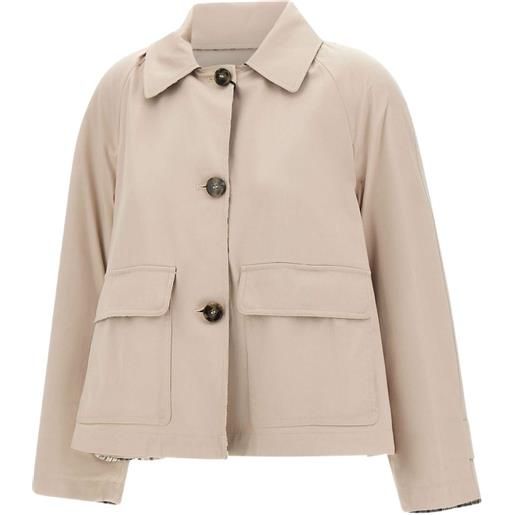 Marella giacca con tasche - toni neutri