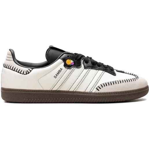 adidas sneakers samba og día de los muertos - white - bianco