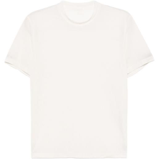 System t-shirt girocollo - toni neutri
