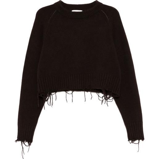 Low Classic maglione a coste - marrone