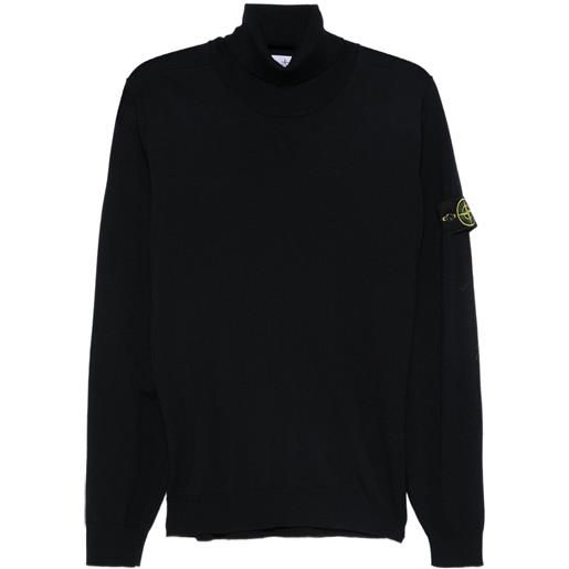 Stone Island maglione a collo alto - blu