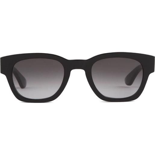 Alexander McQueen occhiali da sole squadrati - nero