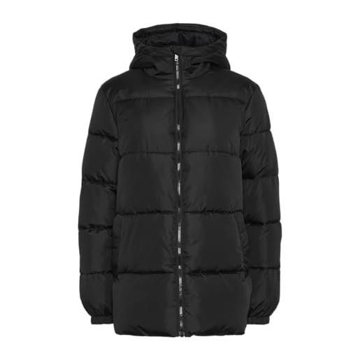 PIECES giacca trapuntata da donna pcmaddie puffer noos bc, nero, m