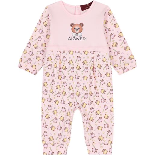 Aigner Kids tutina con stampa orsetto - rosa