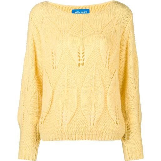 M.i.h Jeans maglione lacey - giallo