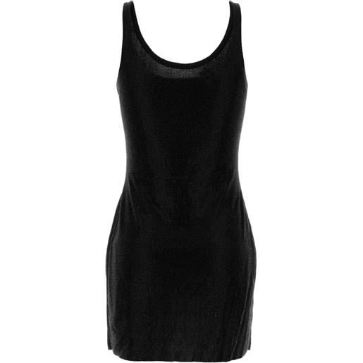 Alexander Wang abito corto con decorazione - nero