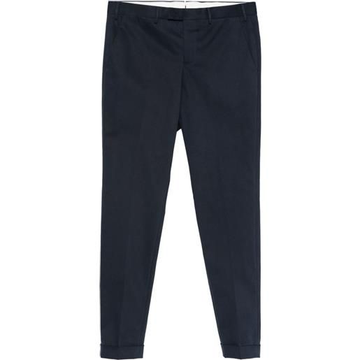 PT Torino chino con risvolti - blu