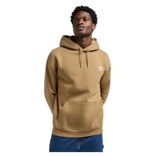 Lee felpa con cappuccio ww, cachi, m