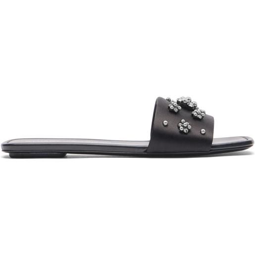 Stuart Weitzman sandali slides poppy - nero