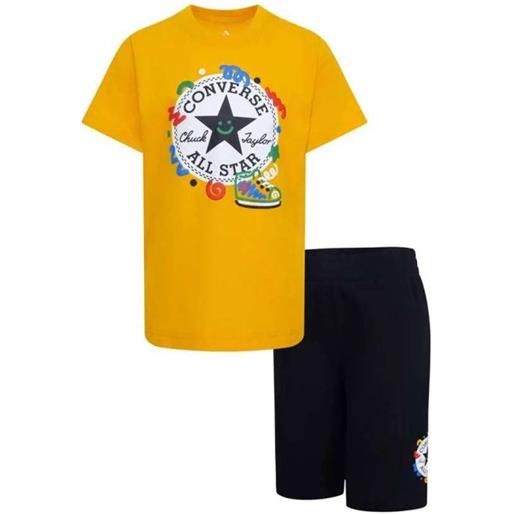 HADDAD CONVERSE set shorts & t-shiort converse squiggle