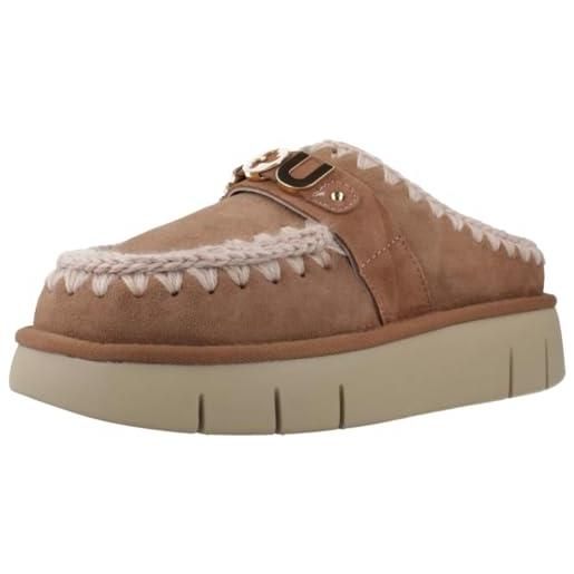 Mou bounce clog metal logo beige fw531001a pkbro 36